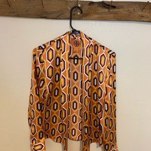Tory Burch vintage style button up blouse